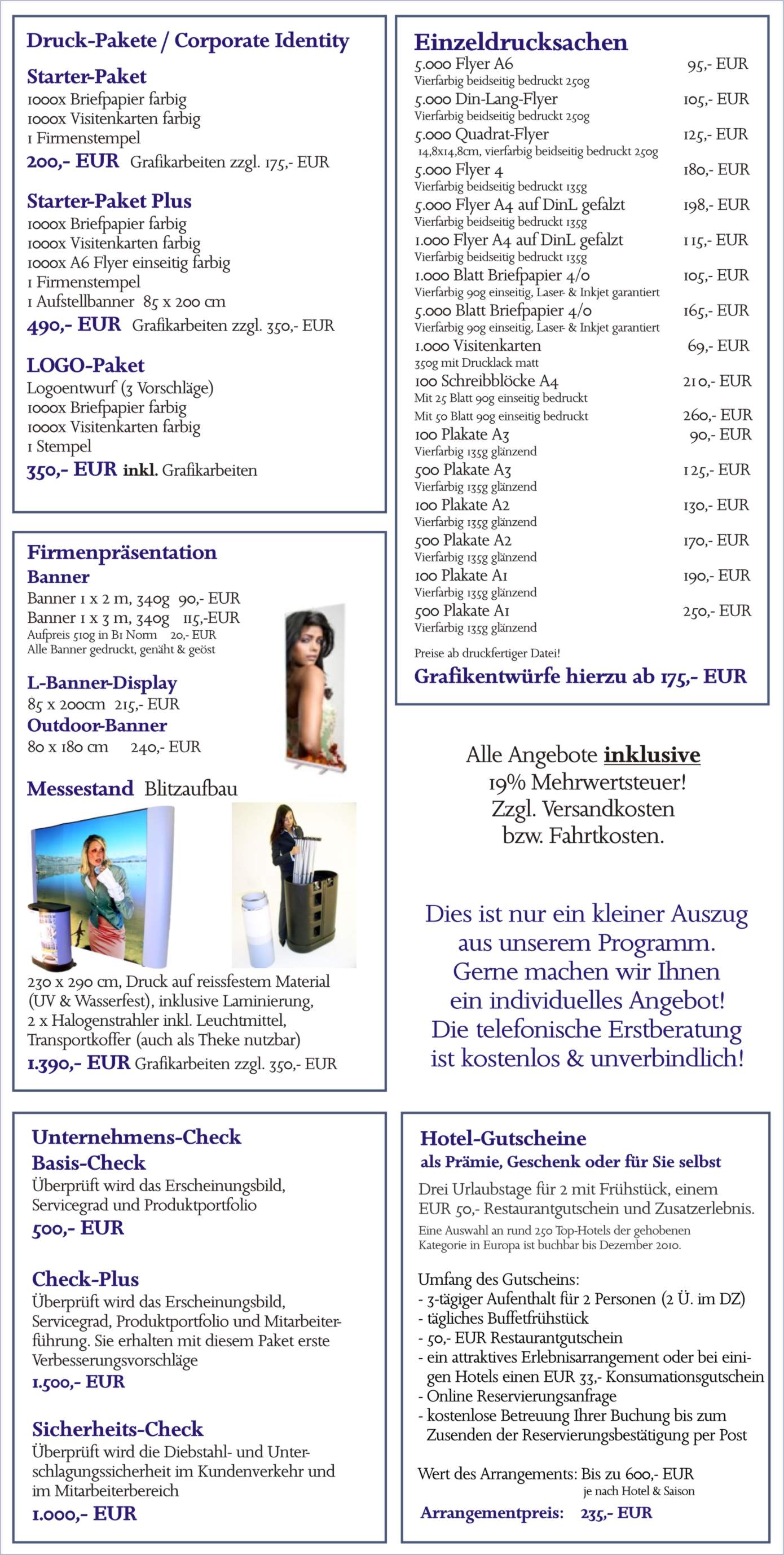 Angebot für HP VA weiss Angebot für HP VA weiss